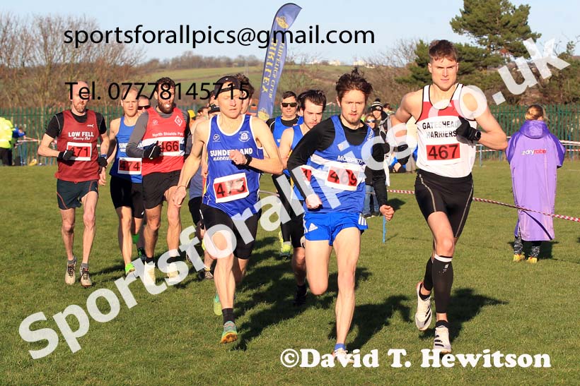 Senior Mens 2023 Birtley Cross Country Relays, County Durham. Photo: David T. Hewitson/Sports for All Pics